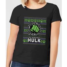 Marvel Hulk Punch T-Shirt - Schwarz