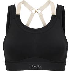 Abecita Dame Undertøj Abecita Women's Powerful Sport Bra Moulded Cups, F90, Black