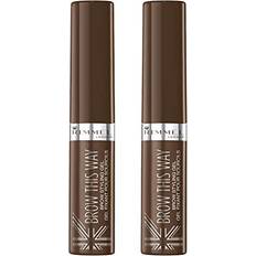 Rimmel Eyebrow Gels Rimmel Rimmel Brow This Way Brow Styling Gel With Argan Oil, Medium Brown, 2 Count