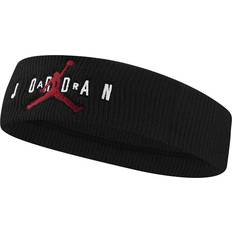 Uomo Fasce per capelli Jordan Jumpman Terry Headband, 063 Black/gym Red