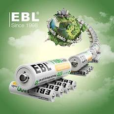 EBL AAA 1100mAh Ni-MH Rechargeable Batteries, 8 Pack AAA Batteries