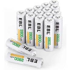 EBL EBL 16 Pack AA Rechargeable Batteries 2800mAh High Performance Ni-MH Batteries