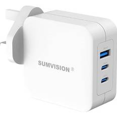 Sumvision Universal 3 Port Usb Laptop Wall Charger 100W Gan Multip