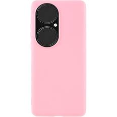 Huawei p50 pro MAULUND Huawei P50 Pro Fleksibelt Mat Bagside Cover Lyserød