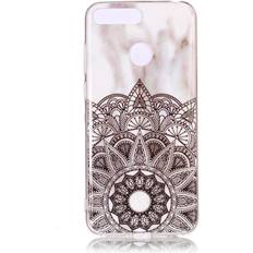 MAULUND Huawei Y6 2018 TPU Cover Hvid Marmor Print