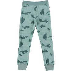 Ull Bukser Joha Ull/Bomull Green AOP Leggings-110