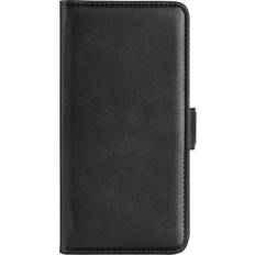 Samsung Galaxy M52 5G Blødt Læder Cover m. Pung Sort