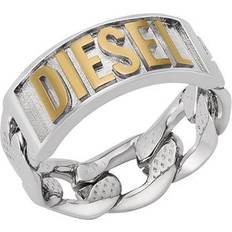 Acier Inoxydable Bagues Diesel Bague pour hommes Ring DX1420931 Acier inoxydable Bicolore