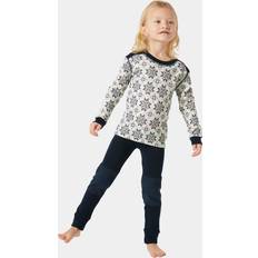 Helly hansen lifa merino navy Helly Hansen Kid's Graphic LIFA Merino Wool Base Layer Set - Navy (40525-597)