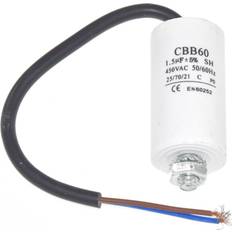 White Goods Accessories Ufixt Universal 1.5UF Capacitor with 19cm Cable Connectors