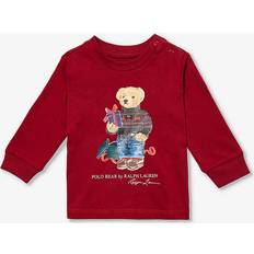 Bambino Felpe Polo Ralph Lauren T-Shirt Rossa Neonato - Rosso