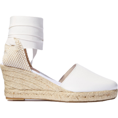 Bianco Espadrillas Scarosso Paloma White Frau Espadrilles Weiß Kalbsleder