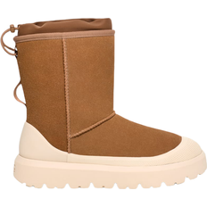 Slip-On - Unisex Ankle Boots UGG Classic Short Weather Hybrid - Chestnut/Whitecap