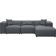 Beliani Dolva Dark Gray Soffa 294cm 3-sits