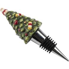 Ceramic Bar Equipment Spode Christmas Tree Bottle Stopper