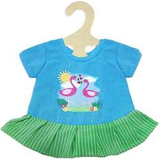 Fair Trade Doll Dress Flamingo