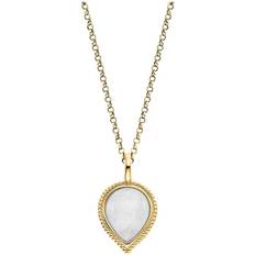 Engelsrufer Ern Puredrop Mo-G Necklace - Gold/White