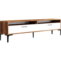 Hanah Home Istanbul Walnut White TV-bänk 180x35cm