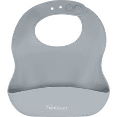 Kindsgut Bavoir bébé en silicone Taille 6-12 mois Gris