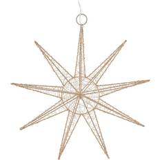 ECD Germany Poinsettia LED Gold Julstjärna ∅ 30cm