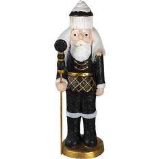 Polyester Weihnachtsschmuck Clayre & Eef Nutcracker Black Weihnachtsschmuck 50cm