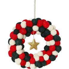 Vertbaudet Felt Red Christmas Tree Ornament 22cm