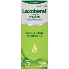 Reseptfrie legemidler Laxoberal Dråper 7.5mg 30ml