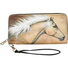 Wallets & Key Holders AWST Int'l "Lila" Palomino Clutch Wallet with Wristlet STD