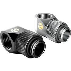 MF0906 RAI Fitting Adapter G1/4 Tommer Han Til G1/4 Tommer Hun 6 Pcs Hvid