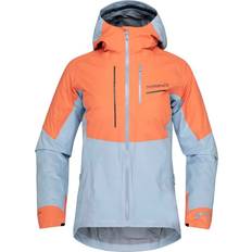 Goretex active Norrøna Senja Gore-Tex Active Jacket W's Flamingo/Blue Fog