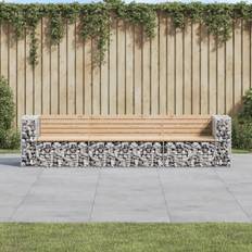 Pine Garden Benches vidaXL gabiondesign Garden Bench