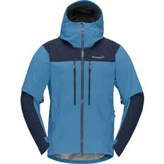 Tur & Friluft Klær Norrøna Men's Troll Wall Gore-Tex Pro Light Jacket - Hawaiian Surf/Indigo Night