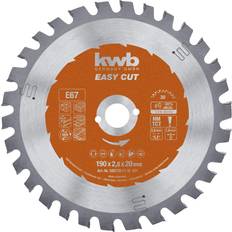 Blade hand saw Kwb Easy-Cut Circular Saw Blade for Hand Circular saws 586733 190 x 20 mm, 30 Teeth, Special Change Tooth, All-Purpose Blade u. a. for Kress 1500 KS