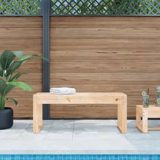 Foldable Outdoor Sofas & Benches vidaXL 110 x 38 x 45 cm Solid Wood Pine Garden Bench