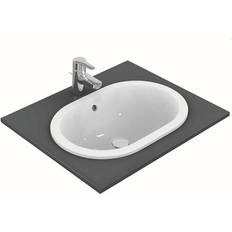 Lavabos de salle de bain Ideal Standard Einbauwaschtisch Oval 620 mm E5049 E5049