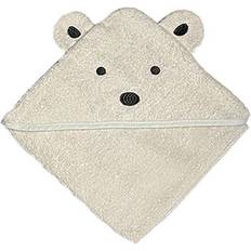 Babyhanddukar Mini Dreams badcape Teddy Bear, sand