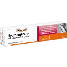 Rezeptfreie Arzneimittel Hydrocortison-ratiopharm 0,5% Bei EntzÃ¼ndungssymptomen Creme