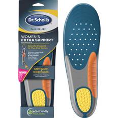 Dr scholl Scholl Dr. innersulor för kvinnor extra stöd smärtlindring ortotiska skoinsatser, designade för större storlekar, antal