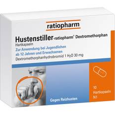 Rezeptfreie Arzneimittel Hustenstiller-ratiopharm Dextromethorphan 10 Kapseln 10 Stk. Kapsel
