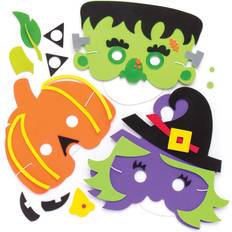 Children - Halloween Masks Baker Ross Baker Ross Halloween-Masken-Set 4 Stück für Kinder, Halloween, Kunst und Handwerk