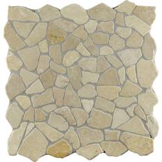 Mosaik KNG Mosaikfliese Marmor Bruch beige 0776108545 30x30cm