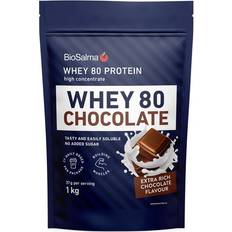 Proteinpulver whey 80 BioSalma Whey 80 Chocolate 1000g