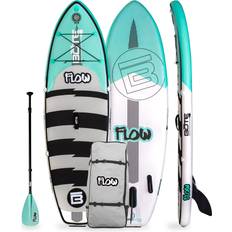 SUP BOTE Flow Aero 8' Native Teal Kids Inflatable Paddle Board Set