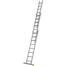 Single Section Ladders Werner 57712120 Square Rung Triple Extension Ladder 2.45m