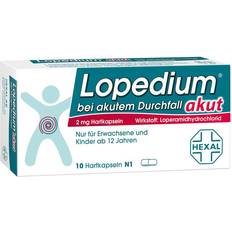 Lopedium akut bei akutem Durchfall Hartkapseln 10 10 Stk. Tablette