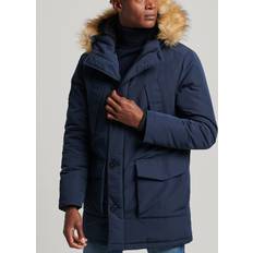 Superdry Man Jassen Superdry Everest Parka met Capuchon - Bleu