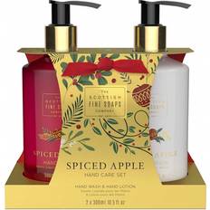 Hand Sanitisers on sale Scottish Fine Soaps Spiced Apple Hand Care Set Pump Bottles 2x300ml