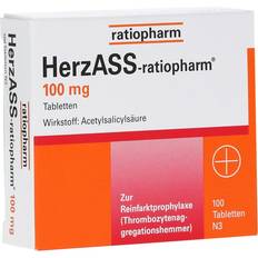 Acetylsalicylsäure Rezeptfreie Arzneimittel Herz ASS 100 100 Dosen Tablette