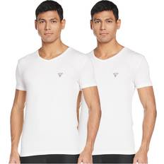 Guess Hombre Camisetas Guess V Neck T-Shirts - Mens 2 Pack