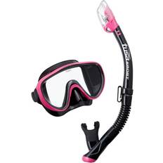 tusa Adults' Serene Mask and Snorkel Dry Combo Pink Bright Swim And Diving Accessories at Academy Sports